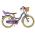 Volare Blossom Kinderfiets - Meisjes - 18 inch - Paars - Twee Handremmen