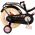 Volare Excellent Kinderfiets - Meisjes - 12 inch - Zwart