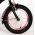 Volare Miracle Kinderfiets - Meisjes - 14 inch - Mat Zwart - Prime Collection