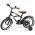 Volare Black Cruiser Kinderfiets - Jongens - 14 inch - Zwart - 95% afgemonteerd
