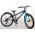 Volare Rocky Kinderfiets - 20 inch - Blauw Zwart - 85% afgemonteerd - 6 speed - Prime Collection