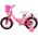 Volare Ashley Kinderfiets - Meisjes - 12 inch - Rood/Roze