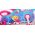 Ocean Kinderfiets - Unisex - 10 inch - Roze Blauw - Doortrapper
