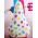 Ocean Kinderfiets - Unisex - 10 inch - Roze Blauw - Doortrapper