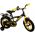 Volare Thombike Kinderfiets - Jongens - 12 inch - Zwart Geel