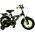 Volare Thombike Kinderfiets - Jongens - 12 inch - Zwart Groen