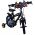 Batman Kinderfiets - Jongens - 12 inch - Zwart - Twee handremmen