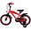 Disney Cars Kinderfiets - Jongens - 14 inch - Rood - Twee handremmen