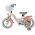 Disney Stitch Kinderfiets - Meisjes - 12 inch - Twee handremmen - Crème Koraal Blauw