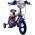 Hot Wheels Kinderfiets - Jongens - 12 inch - Zwart Oranje Blauw - Twee handremmen