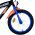 Hot Wheels Kinderfiets - Jongens - 16 inch - Zwart Oranje Blauw - Twee handremmen