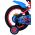 Ultimate Spider-Man Kinderfiets - Jongens - 14 inch - Blauw/Rood - Twee handremmen