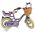Volare Blossom Kinderfiets - Meisjes - 12 inch - Paars