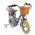 Volare Blossom Kinderfiets - Meisjes - 12 inch - Paars
