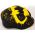 Batman Jongens Fietshelm - Zwart - 52-56 cm