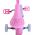 Dolls Kinderfiets - Meisjes - 14 inch - Roze - Twee handremmen