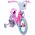 Dolls Kinderfiets - Meisjes - 14 inch - Roze - Twee handremmen