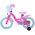 Dolls Kinderfiets - Meisjes - 14 inch - Roze - Twee handremmen