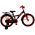 Volare Thombike Kinderfiets - Jongens - 18 inch - Zwart Rood