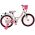Volare Ashley Kinderfiets - Meisjes - 18 inch - Wit