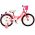 Volare Ashley Kinderfiets - Meisjes - 18 inch - Roze/Rood