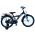 Volare Thombike Kinderfiets - Jongens - 18 inch - Zwart Blauw