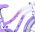Volare Lovely Kinderfiets - Meisjes - 20 inch - Paars - Twee handremmen