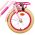 Volare Excellent Kinderfiets - Meisjes - 16 inch - Roze - 95% afgemonteerd