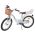 Volare Blossom Kinderfiets - Meisjes - 18 inch - Wit