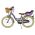 Volare Blossom Kinderfiets - Meisjes - 18 inch - Paars - Twee Handremmen
