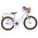 Volare Blossom Kinderfiets - Meisjes - 18 inch - Wit - Twee handremmen