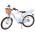 Volare Blossom Kinderfiets - Meisjes - 18 inch - Wit - Twee handremmen