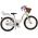 Volare Blossom Kinderfiets - Meisjes - 18 inch - Wit - Twee handremmen