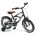 Volare Black Cruiser Kinderfiets - Jongens - 14 inch - Zwart - 95% afgemonteerd