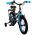 Volare Thombike Kinderfiets - Jongens - 14 inch - Zwart Blauw