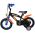 Hot Wheels Kinderfiets - Jongens - 12 inch - Zwart Oranje Blauw