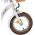 Volare Blossom Kinderfiets - Meisjes - 12 inch - Wit - Twee handremmen