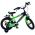Volare Sportivo Kinderfiets - Jongens - 14 inch - Groen Zwart - Twee Handremmen