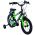 Volare Sportivo Kinderfiets - Jongens - 14 inch - Groen Zwart - Twee Handremmen