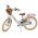 Volare Blossom Kinderfiets - Meisjes - 20 inch - Wit - Twee handremmen