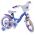 Disney Frozen 2 Kinderfiets - Meisjes - 14 inch - Blauw/Paars - Twee handremmen