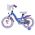 Disney Frozen 2 Kinderfiets - Meisjes - 14 inch - Blauw/Paars - Twee handremmen