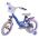 Disney Frozen 2 Kinderfiets - Meisjes - 14 inch - Blauw/Paars - Twee handremmen