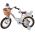 Volare Blossom Kinderfiets - Meisjes - 14 inch - Wit