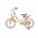 Disney Stitch Kinderfiets - Meisjes - 14 inch - Crème Koraal Blauw