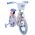 Disney Stitch Kinderfiets - Meisjes - 14 inch - Crème Koraal Blauw - Twee handremmen