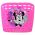 Disney Minnie Plastic Mandje - Meisjes - Roze