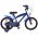 Superman Kinderfiets - Jongens - 16 inch - Blauw - Twee handremmen