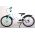 Volare Glamour Kinderfiets - Meisjes - 16 inch - Wit/Mint Groen - Prime Collection