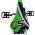Volare Sportivo Kinderfiets - Jongens - 18 inch - Groen Zwart - Twee Handremmen
